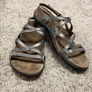 DANSKO Gold Gladiator Sandals